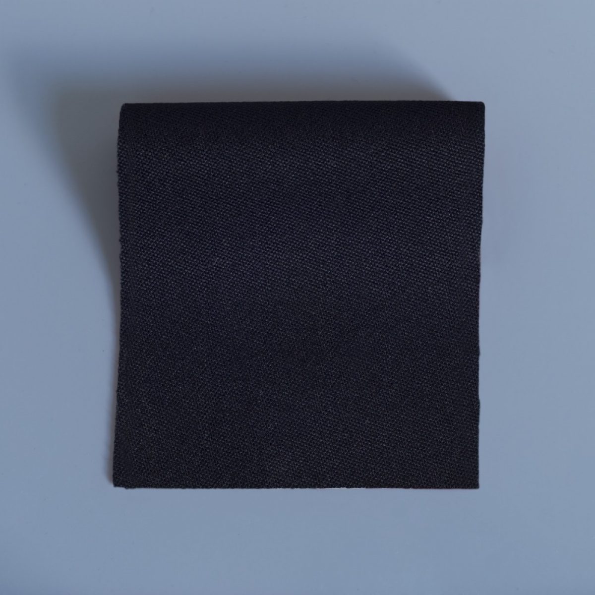 Black Barathea - Traditionally Worsted 100% Merino · Baize & Wool Fabric